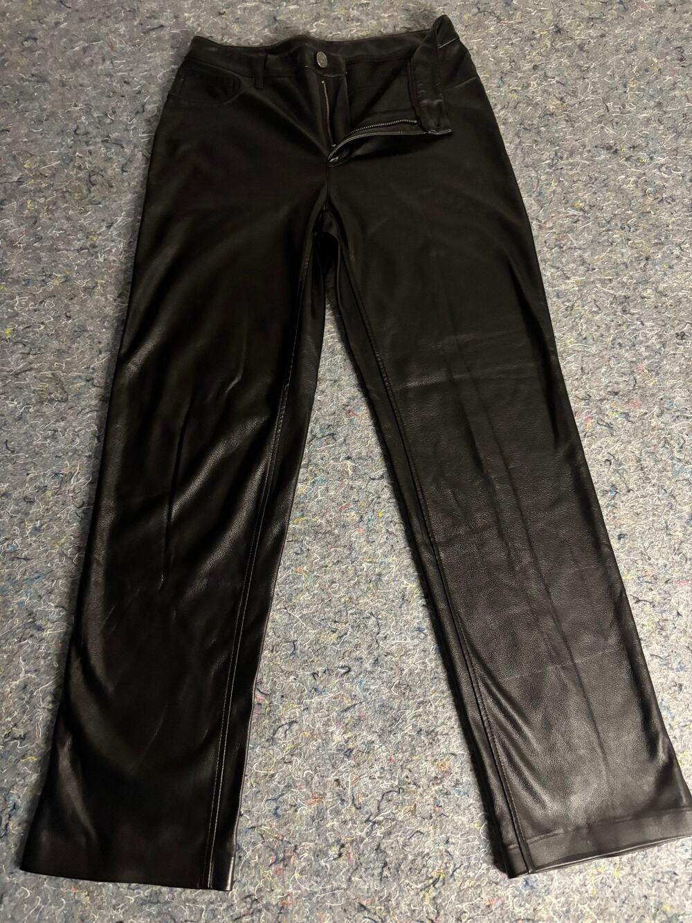 Joie Women's Size 4 Black Faux Leather Pants